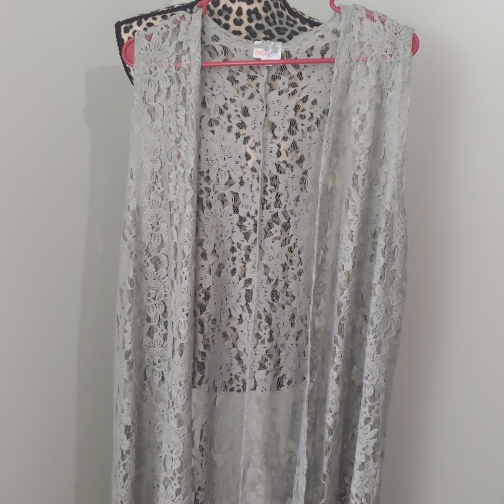 Long lace vest